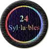 Merit Badge in 24 Syllables
[Click For More Info]

For Completing the 24 Syllables Poetry Month Challenge