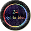 Merit Badge in 24 Syllables
[Click For More Info]

Congratulations on completing the 24 Syllables Poetry Month Challenge!